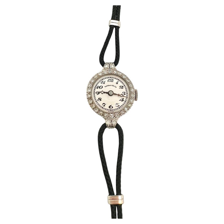 Tiffany &amp;amp; Co. Platinum and Diamond Wristwatch