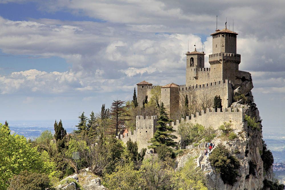 San Marino&amp;#039;s 11th-century citadel.