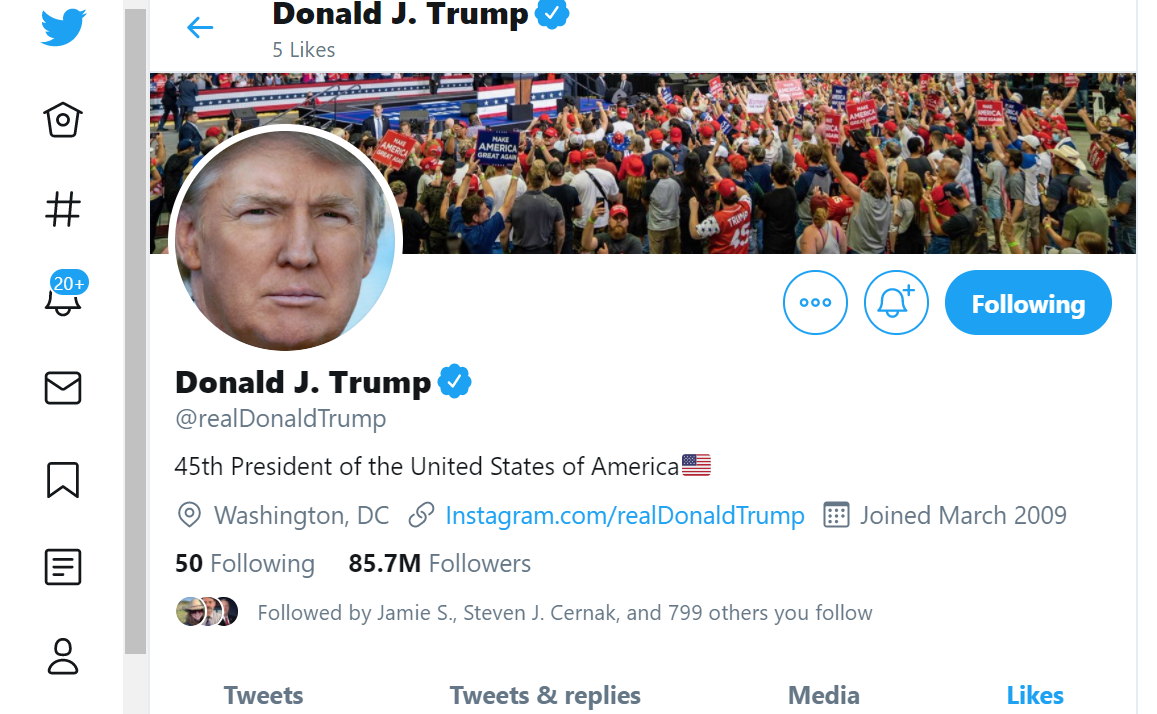 Donald Trump twitter