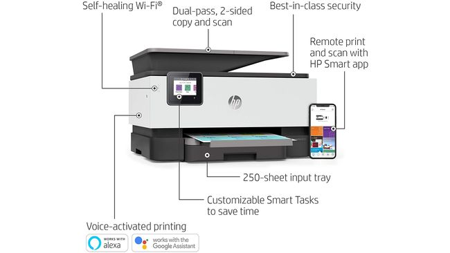Hp Officejet Pro 9015e All In One Printer Review Top Ten Reviews 4306
