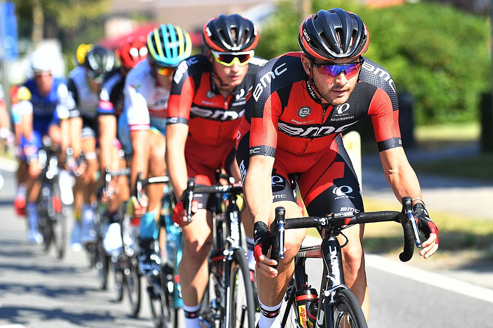 BMC leads the peloton for leader Rohan Dennis