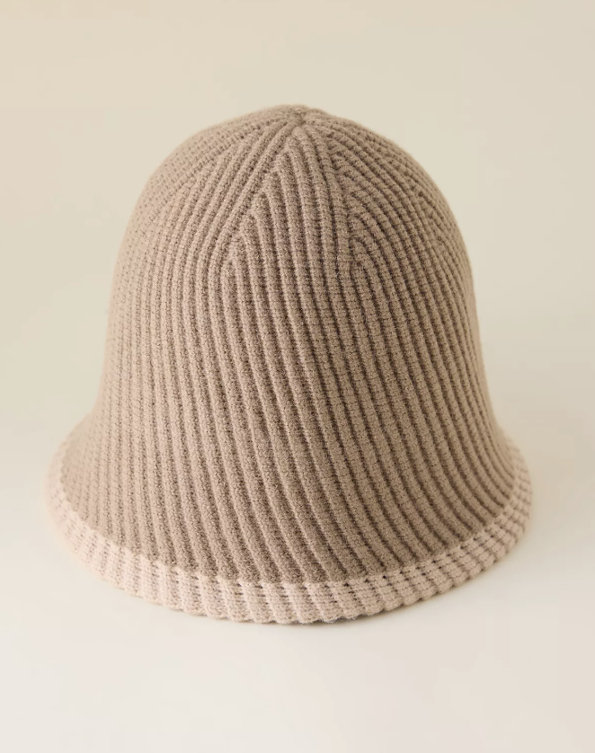 Anthropologie, Ribbed Cloch Hat