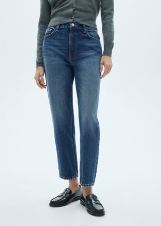 Mom2000 Jeans mit hohem Bund