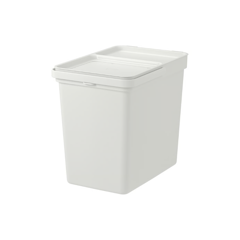 Bin with lid