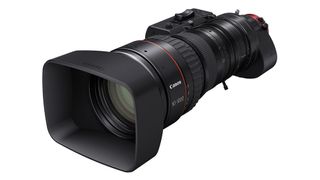 One of Canon's video-centric lenses, the CINE-SERVO 50-1000mm T5.0-8.9 Ultra