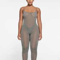 SKIMS Milky Sheer Footed Catsuit.