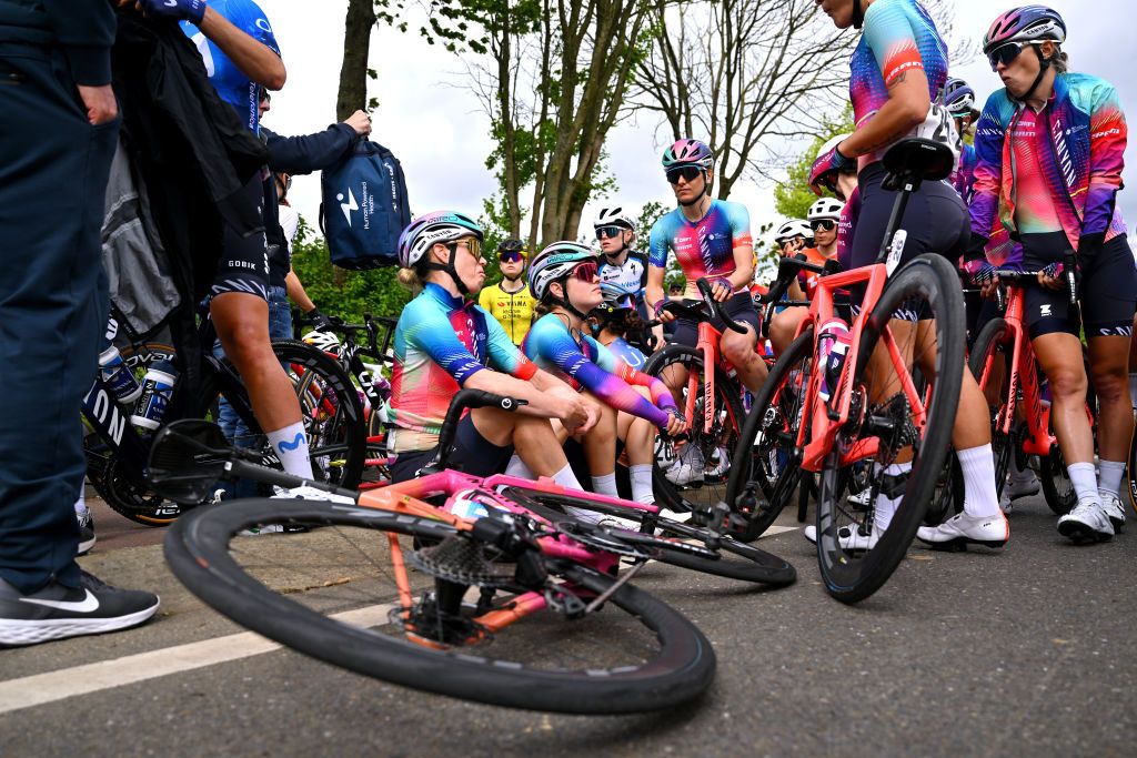 Riders during neutralisation