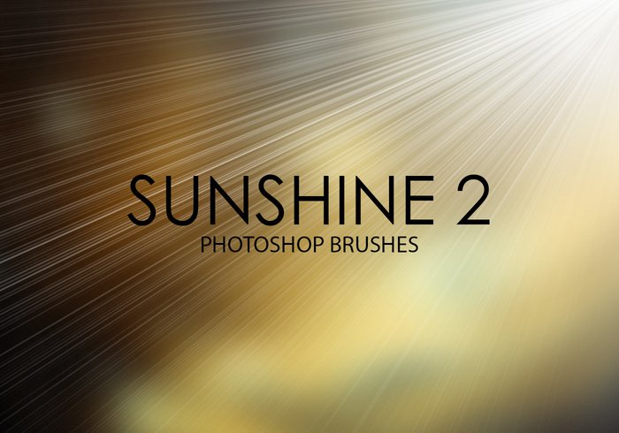 Photoshop brushes - sunshine