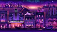 Shot of "Live from Roku City" that turns its screensaver into a stage for live performances