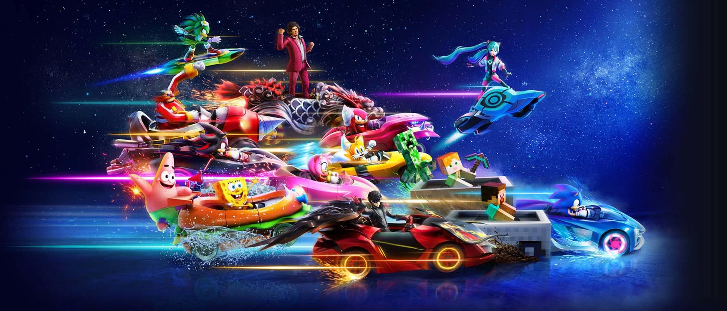 A screenshot from Sonic Racing CrossWorlds