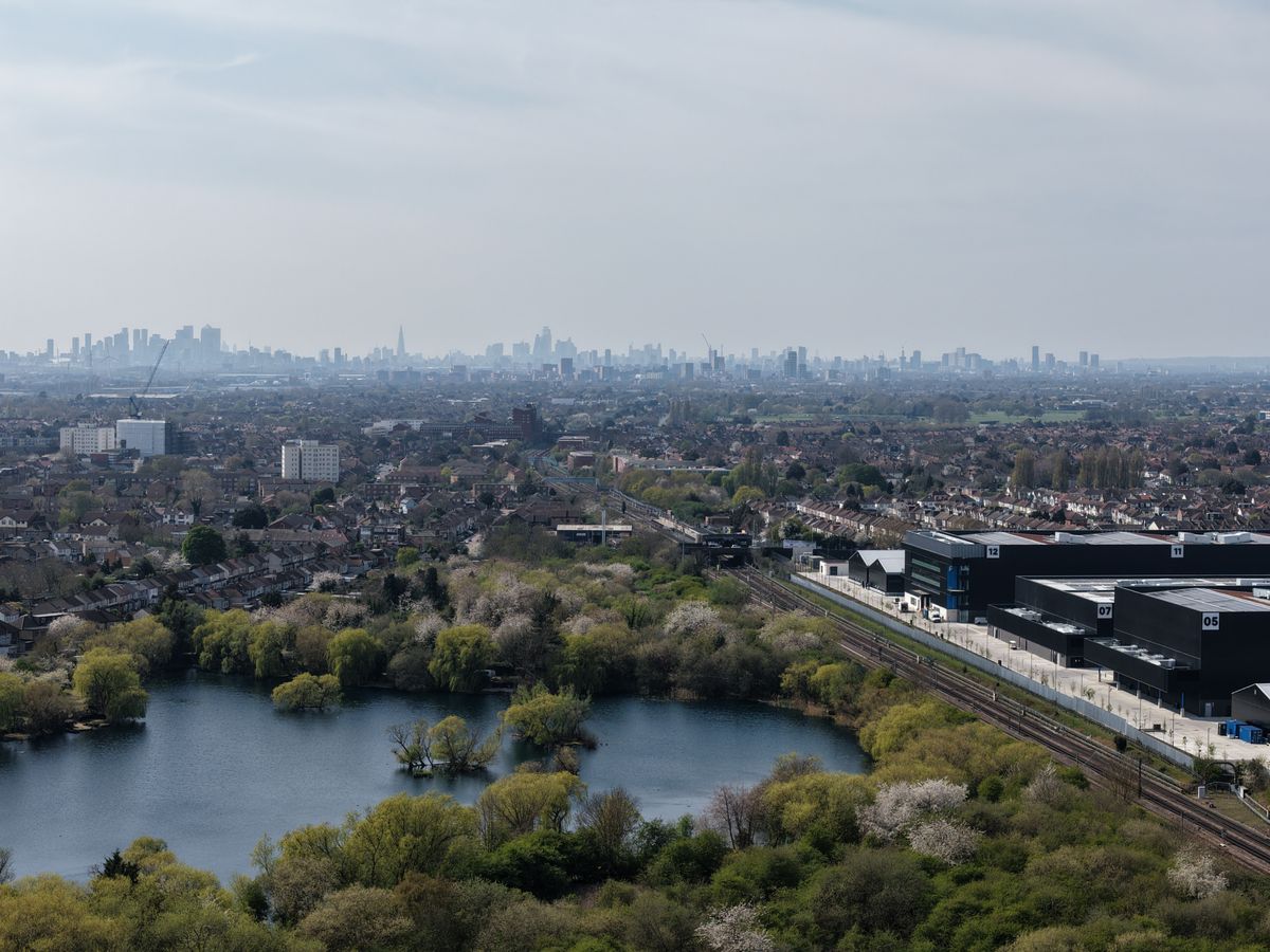 Barking, London aerial photos