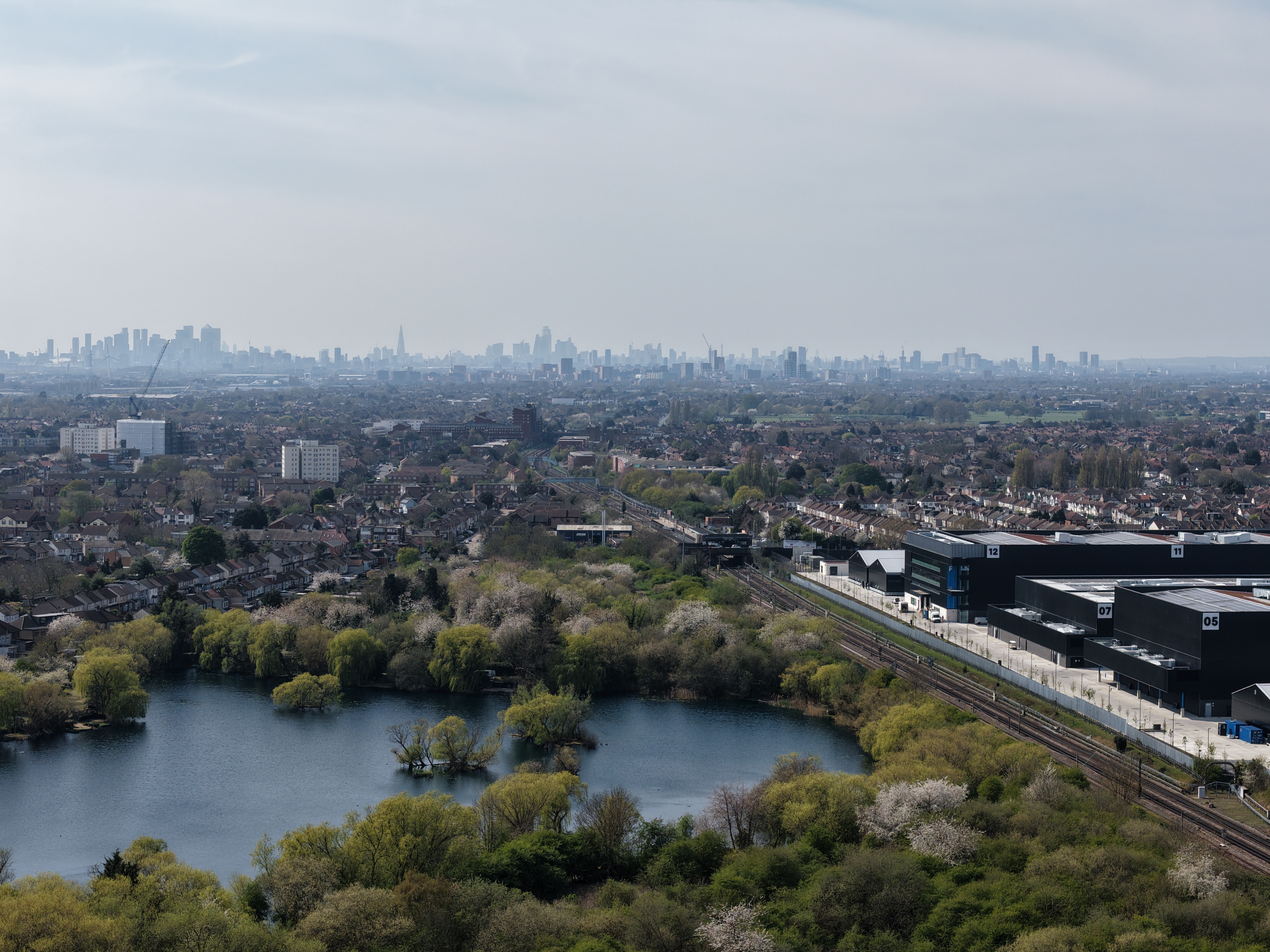 Barking, London aerial photos