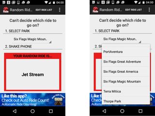 Random Ride Picker (Android, iOS, Free)