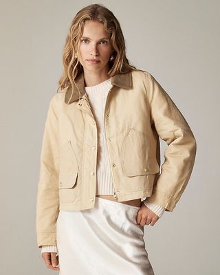 Short Barn Jacket™ em algodão inglês Ripstop