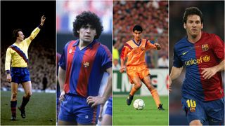 barca kits through the years