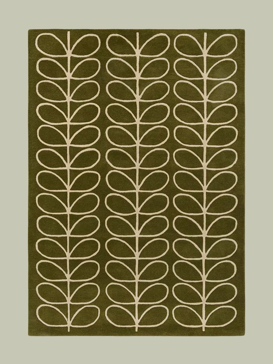 Orla Kiely, Linear Stem Wool Rug