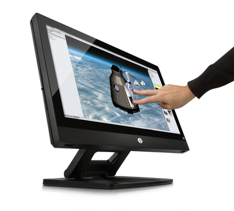A touchscreen computer
