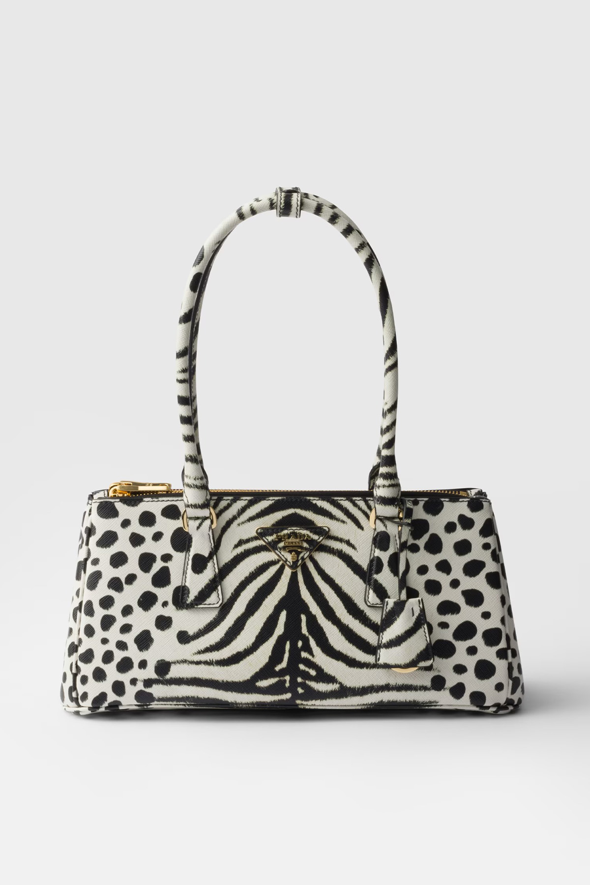 Prada Galleria medium printed Saffiano leather bag