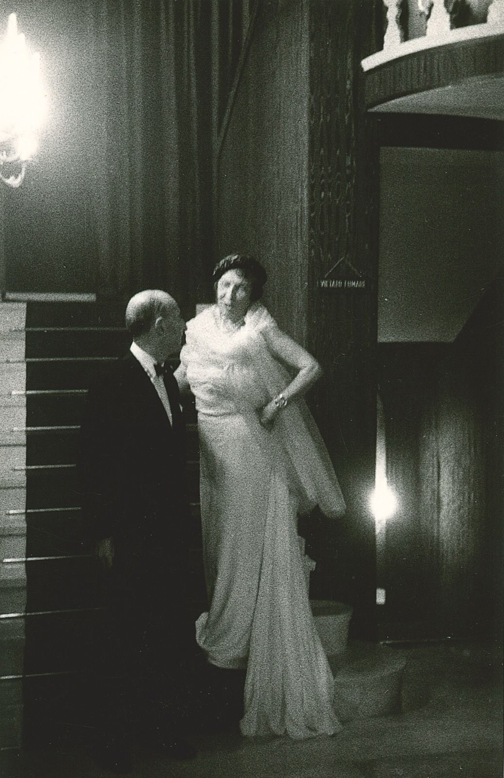 Cecil and Mim&amp;igrave; Pecci Blunt at the premiere of the opera &amp;ldquo;I Capricci di Marianna&amp;rdquo; &amp;ndash; Rome, 1958