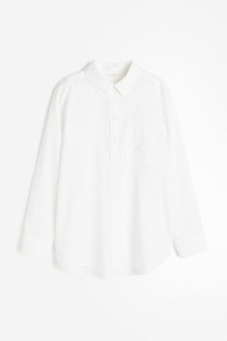 Linen-Blend Shirt