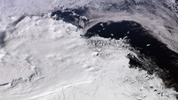 Antarctica from space.