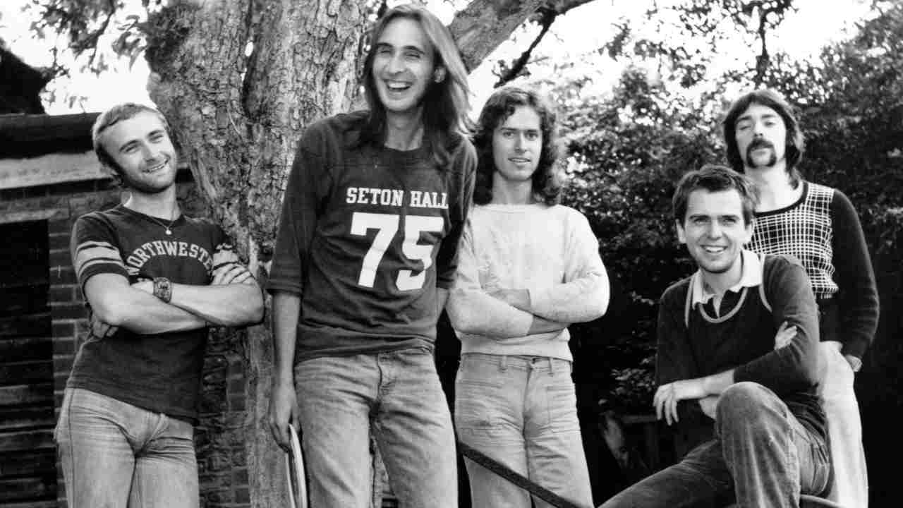 Genesis posing for a photograph in 1972