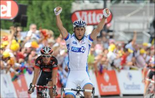 Sandy Casar wins, Tour de France 2010, stage 9
