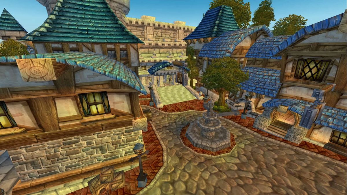 World of Warcraft Classic shown using the Portal RTX files