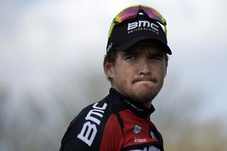 A dejected Greg Van Avermaet (BMC) after missing out at Paris-Roubaix
