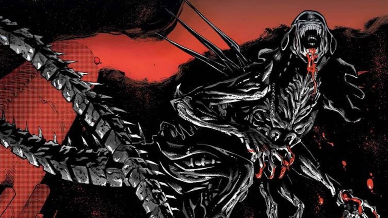 Xenomorphs strike terror in deep space in Marvel Comics' 'Alien: Black, White & Blood'