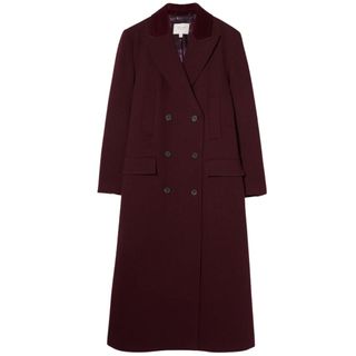 Jigsaw Wool Double Breasted Overcoat