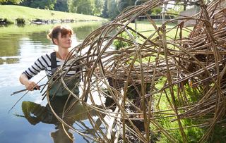 Sculptor Laura Ellen Bacon photographed by Alun Callender