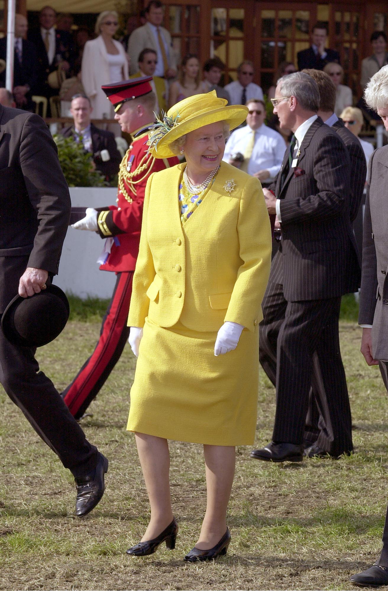 The Queen Smiling At The Royal Windsor Horse Show In The Grounds Of Windsor Castle. (Photo by Tim Graham Photo Library via Getty Images)