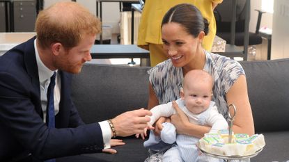 Prince Archie, Prince Harry and Meghan Markle