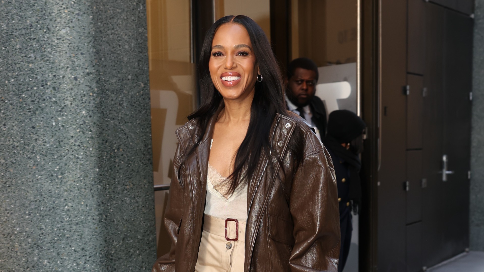 kerry washington spotted in new york city