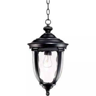 John Timberland Bellagio Vintage Outdoor Hanging Light Texturized Black