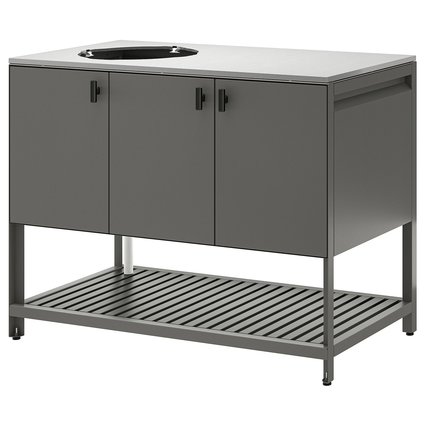 B&amp;Aring;tsk&amp;Auml;r Shelf Unit for Sink - Outdoor/dark Gray 47 1/4x23 5/8 "