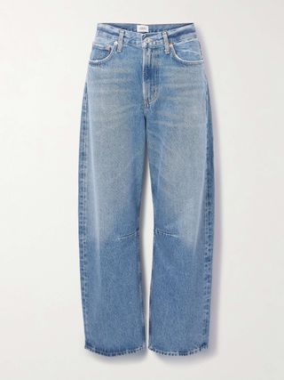 Miro High-Rise Barrel-Leg Recycled Jeans