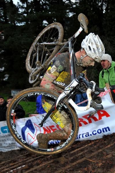 Sven Nys only managed a third place in Igorre