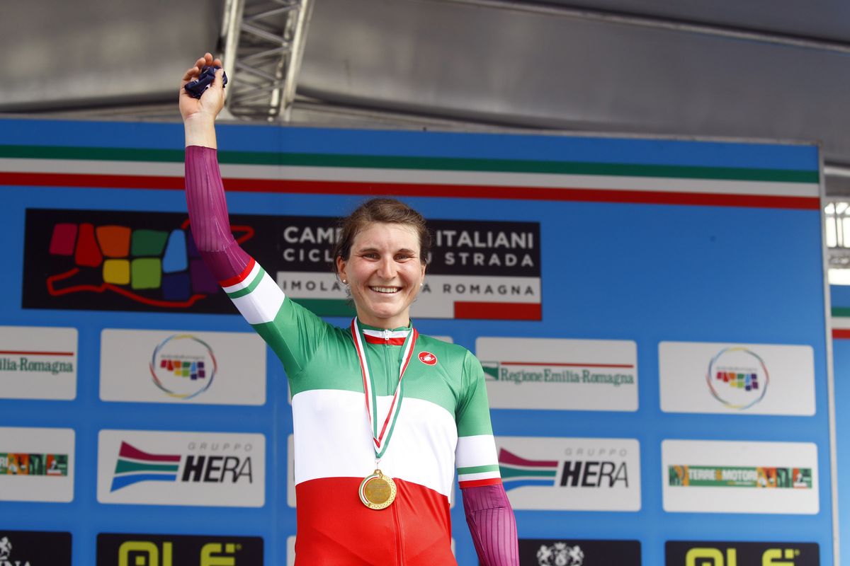 Campionati Italiani Ciclismo su Strada 2021 - Faenza - Cronometro Women 18 km - 17/06/2021 - Elisa Longo Borghini ITA Fiamme Oro) - photo Roberto Bettini/BettiniPhoto&Acirc;&copy;2021