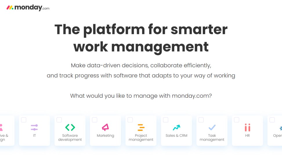 Monday.com website screenshot (June 2025).