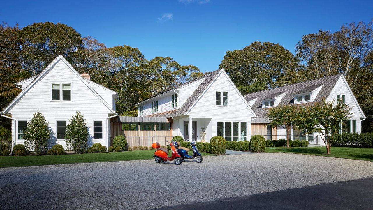 house exterior with clapperboard walls