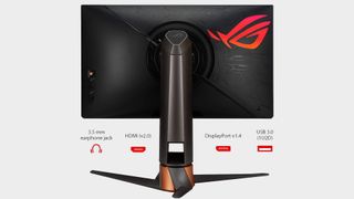 ASUS ROG Swift 360Hz PG259QN ports