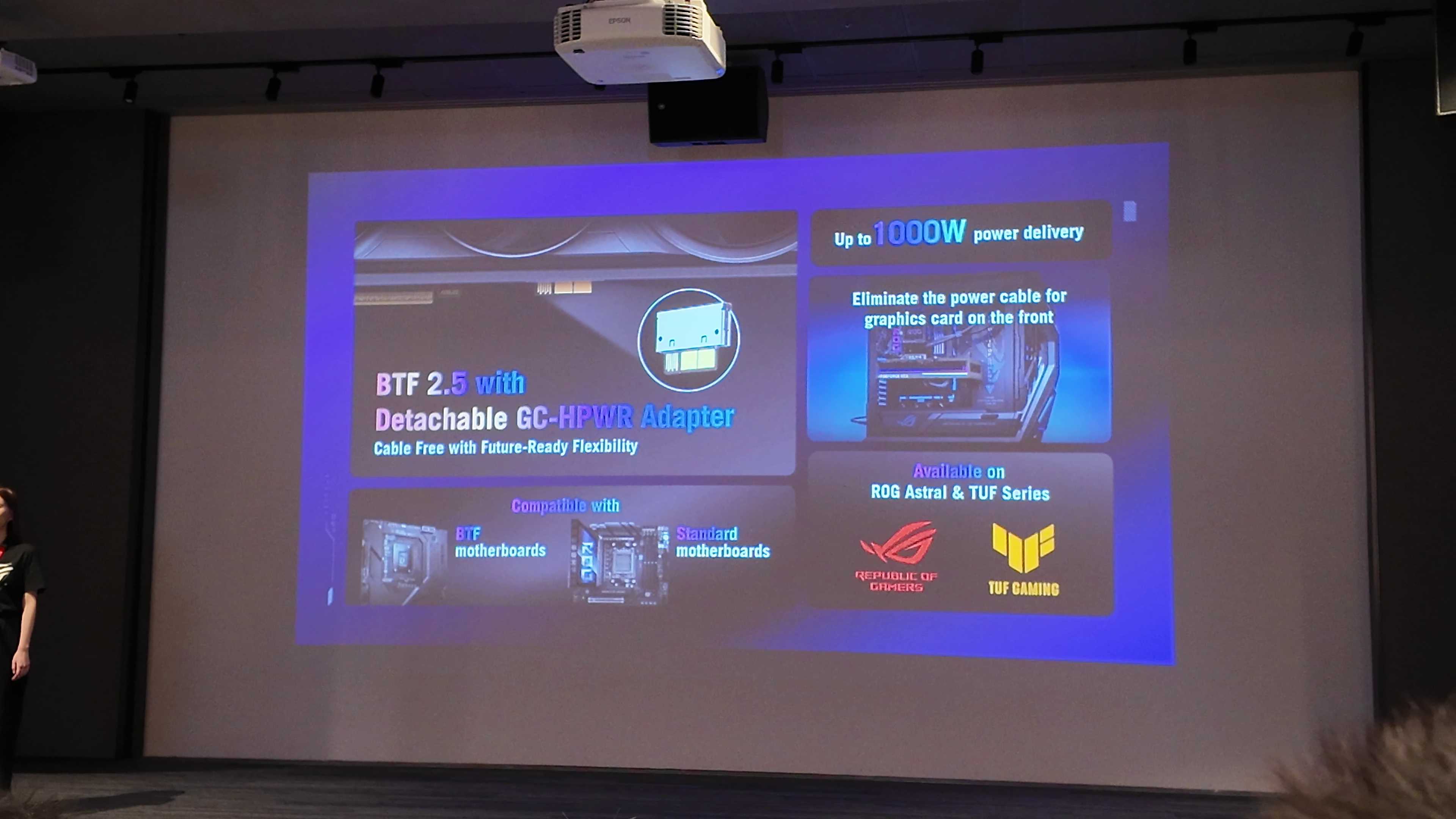 A slide from Asus presentation at the company's HQ during Computex 2025.