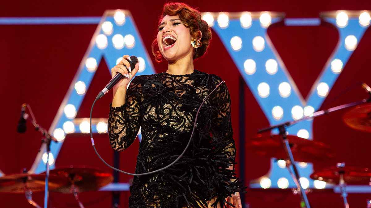 MUNICH, GERMANY - AUGUST 30: Raye performs onstage during Superbloom Festival on August 30, 2025 in Munich, Bavaria. (Photo by Joseph Okpako/WireImage)