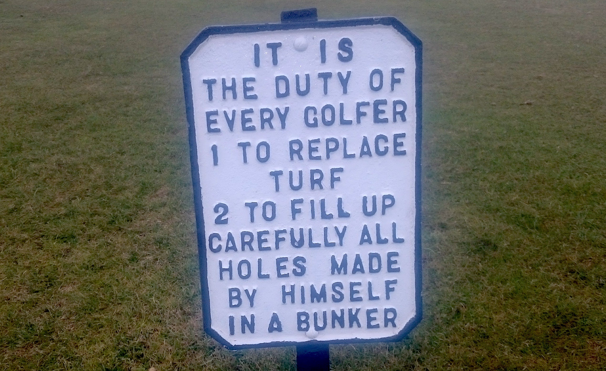 Bunker sign