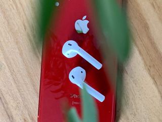 iPhone XR and AirPods