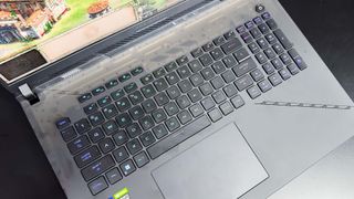 Asus ROG Strix Scar 18 keyboard