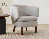 Crescent lounge chair, West Elm