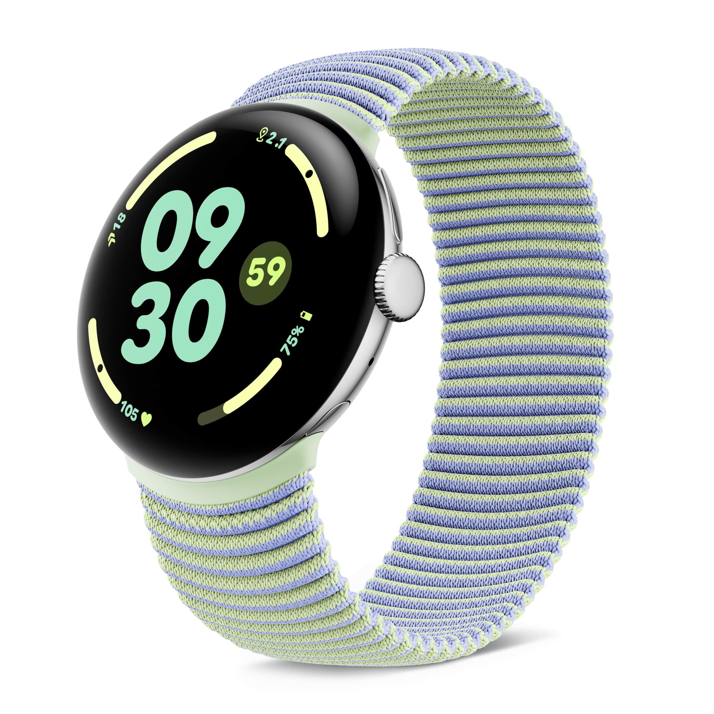 Google Pixel Watch 4 with Gradient&amp;nbsp;Stretch&amp;nbsp;Band